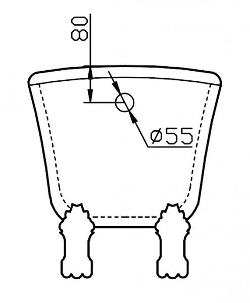 Fristående badkar PARIS PREMIUM