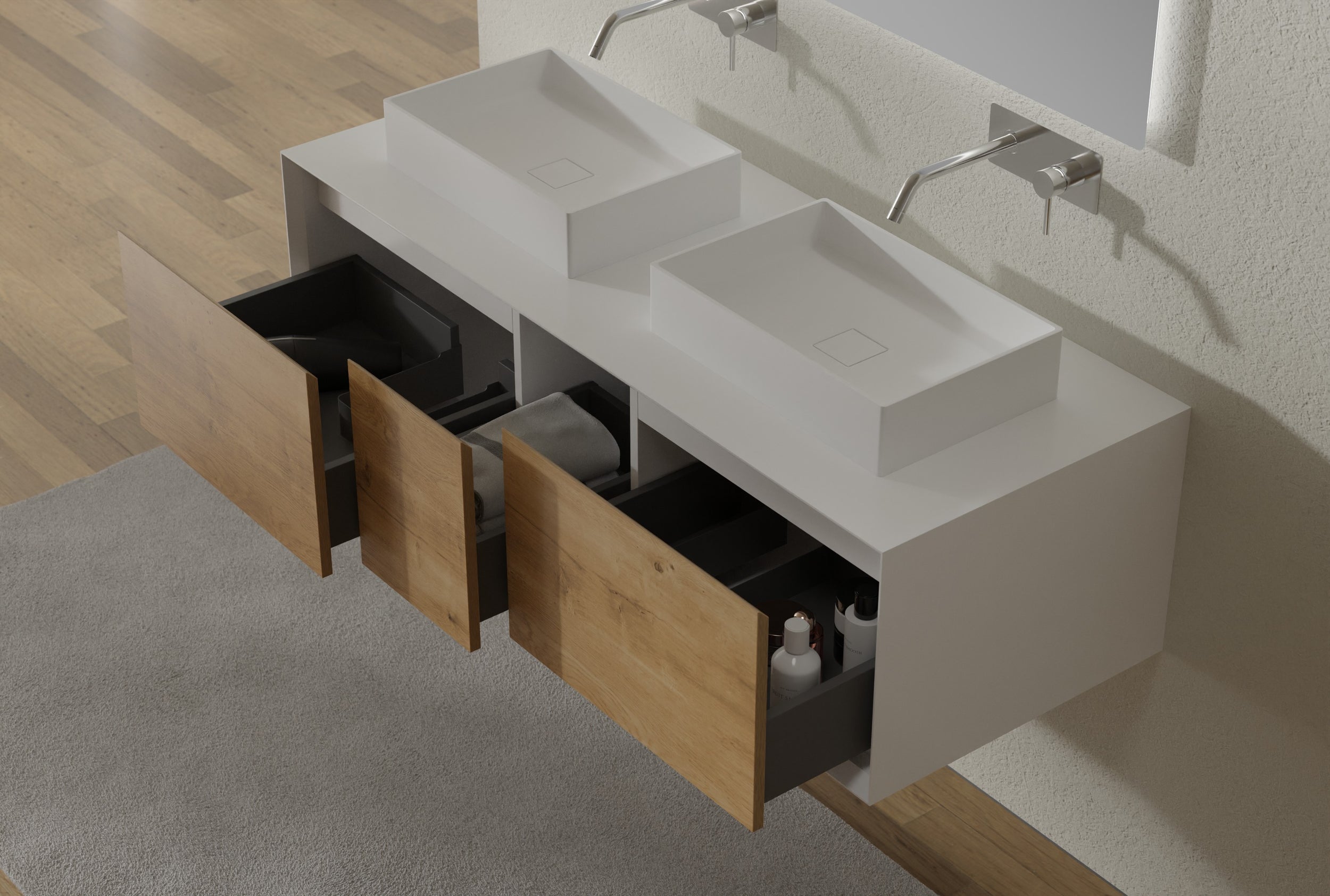 Badrumsmöbler Fiona Multy 140 cm