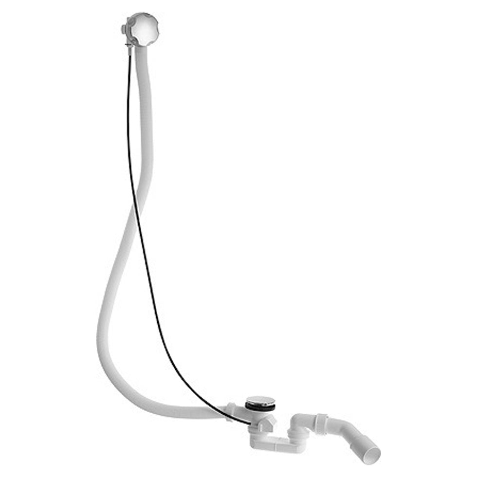 Duravit D-Code avlopps- och bräddavloppssats