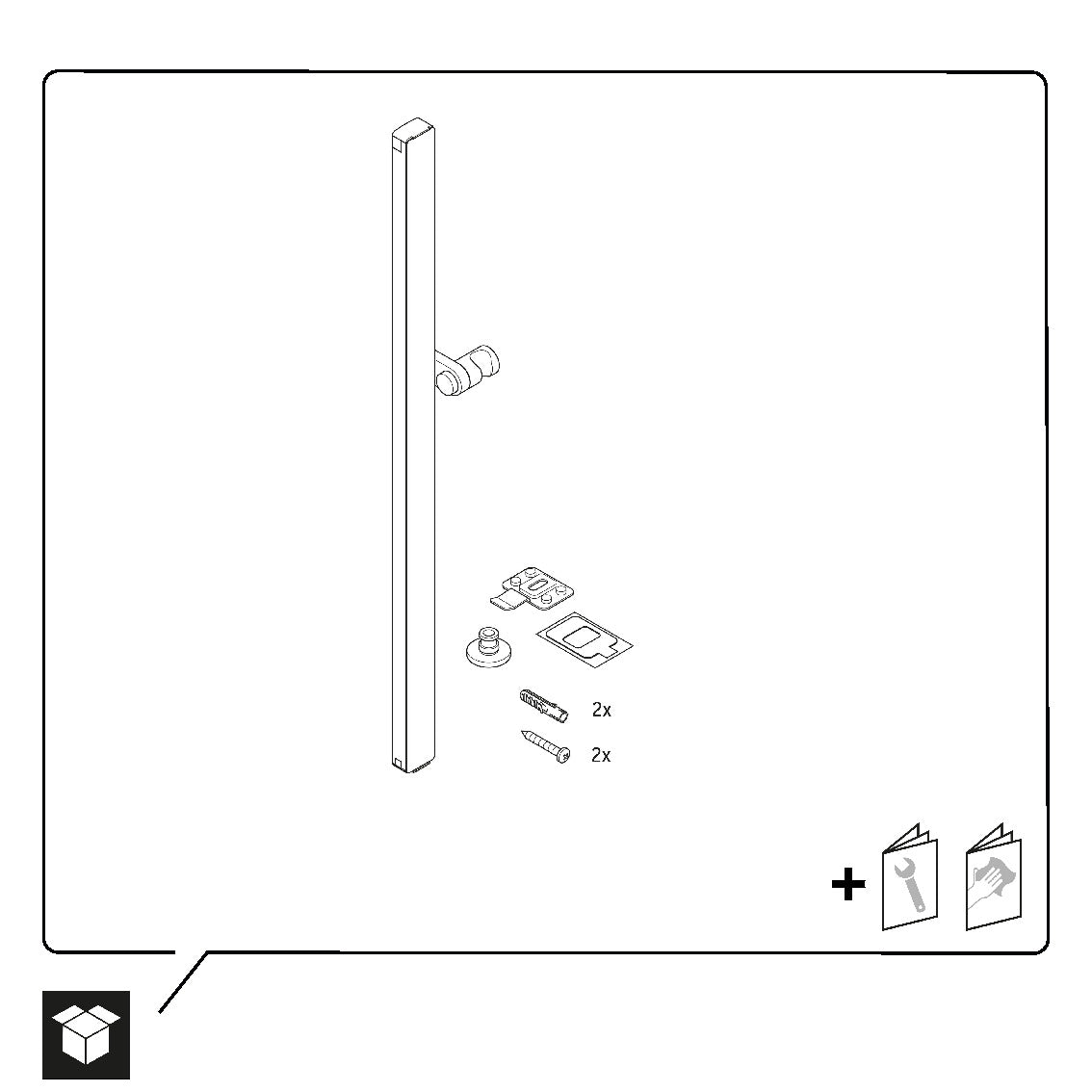 Duravit Universal duschstång