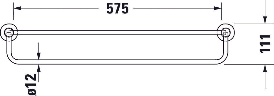 Duravit D-Code handdukshylla