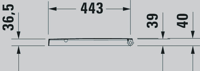 Duravit Universal WC-sits med Soft-Close mekanism för ME by Starck