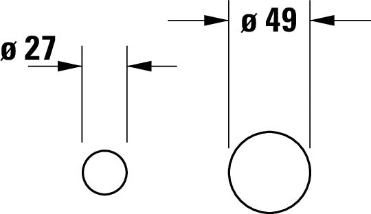 Duravit Circle En-hands Tvättställsblandare