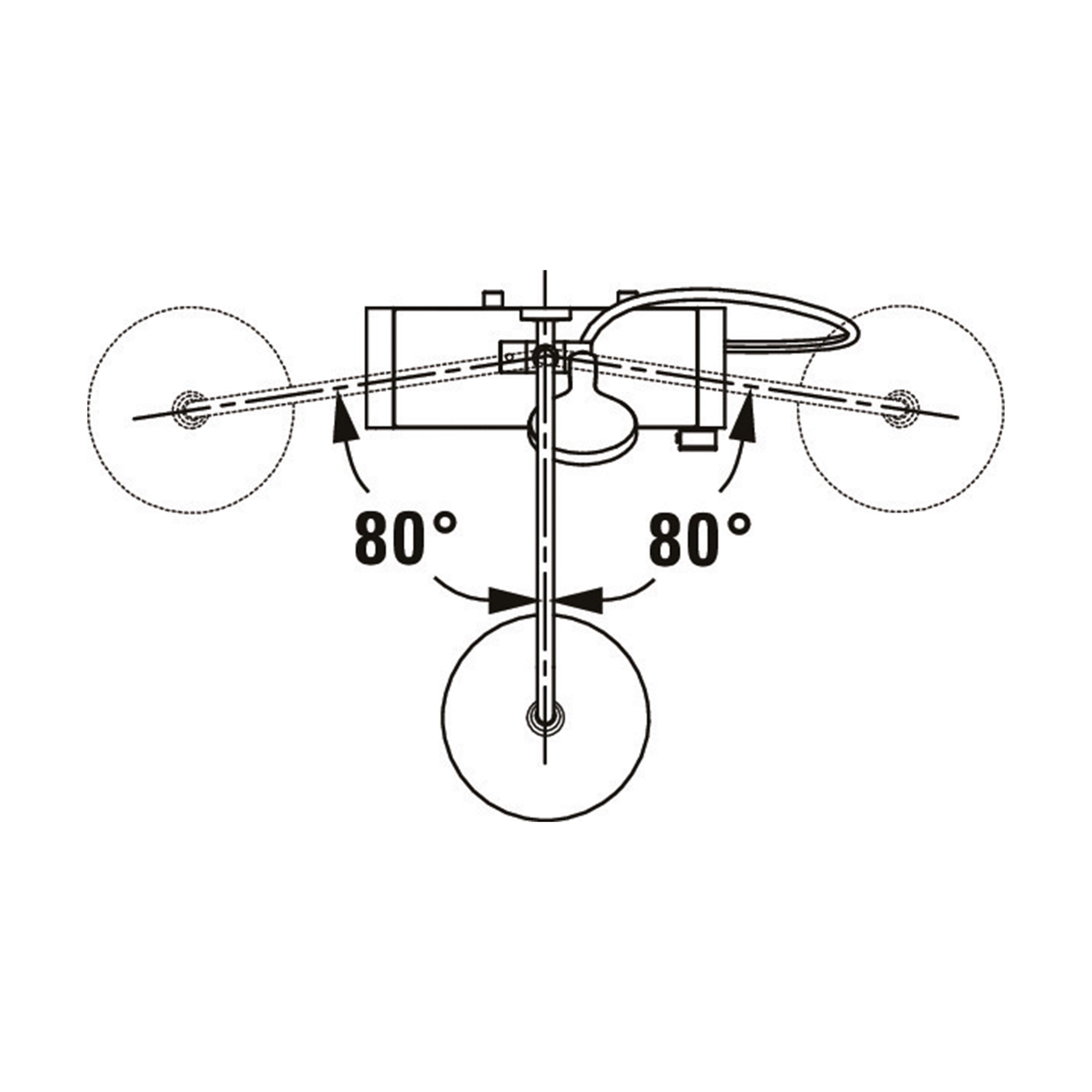 Duravit duschsystem med termostat och glashylla