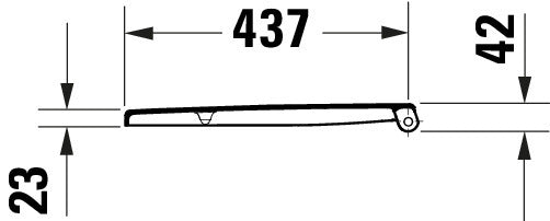 Duravit Univavo universell WC-sits med mjukstängningsmekanism