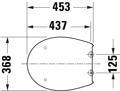 Duravit Univavo universell WC-sits med mjukstängningsmekanism