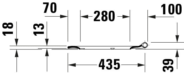 Duravit Univavo universal toalettsits med mjukstängning