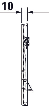 Duravit DuraSystem mekanisk aktiveringsplatta för WC