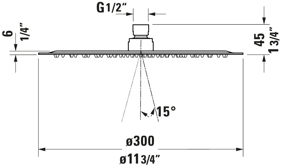 Duravit Universal takdusch