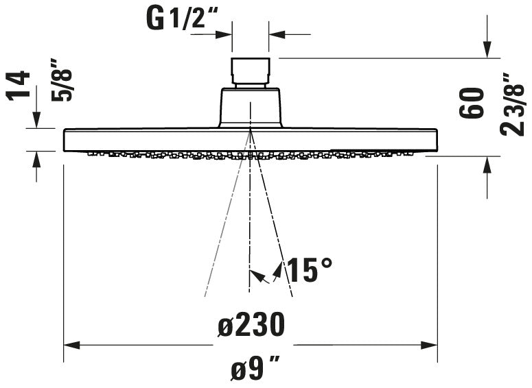 Duravit Universal takdusch