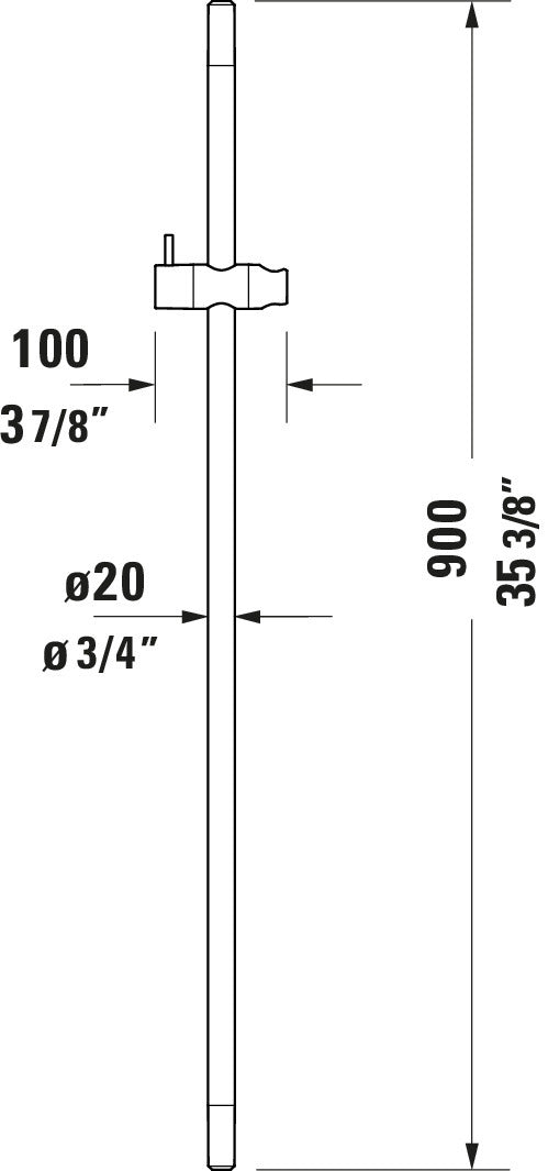 Duravit Universal duschstång