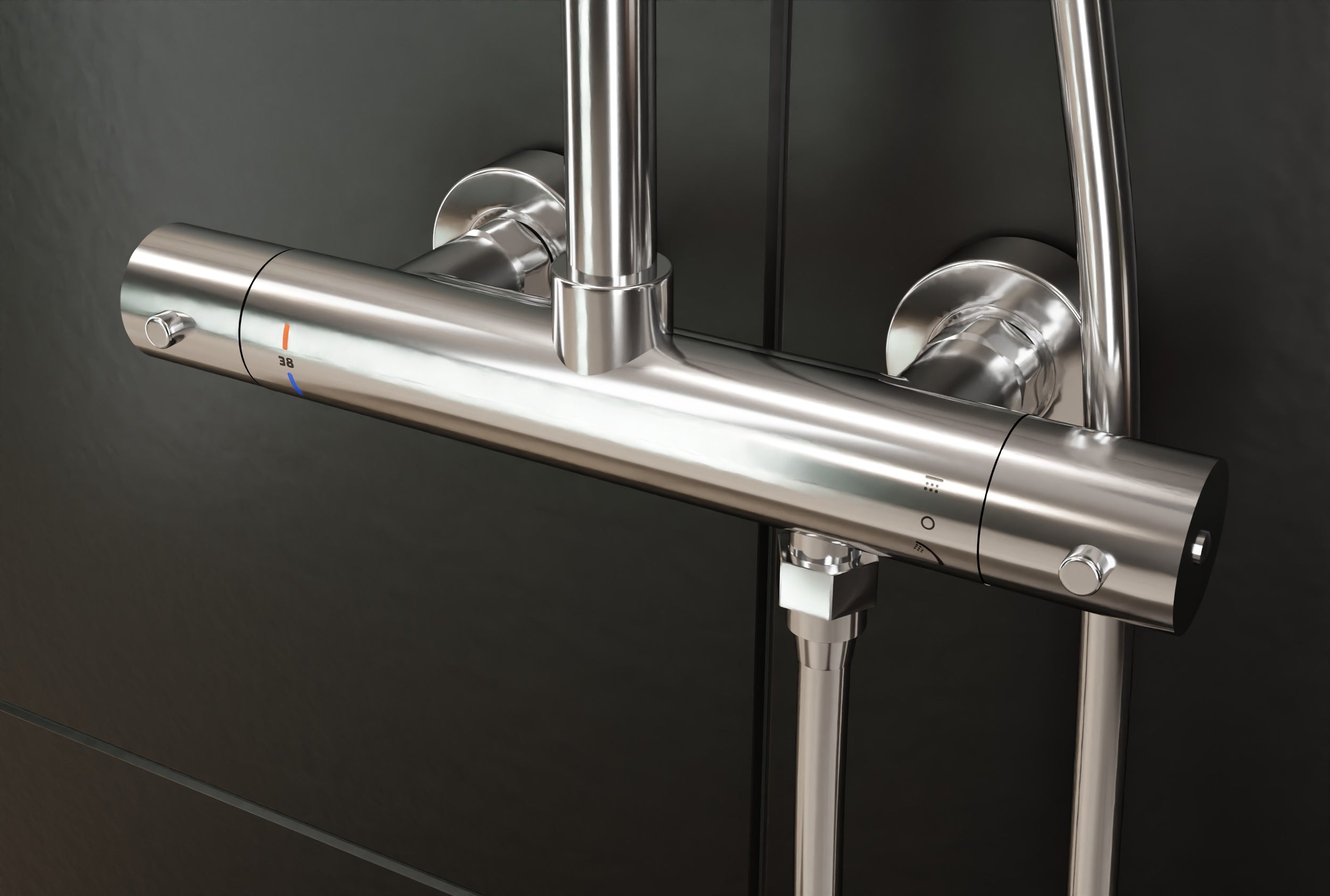 Design duschpelare termostat 4011 BASIC