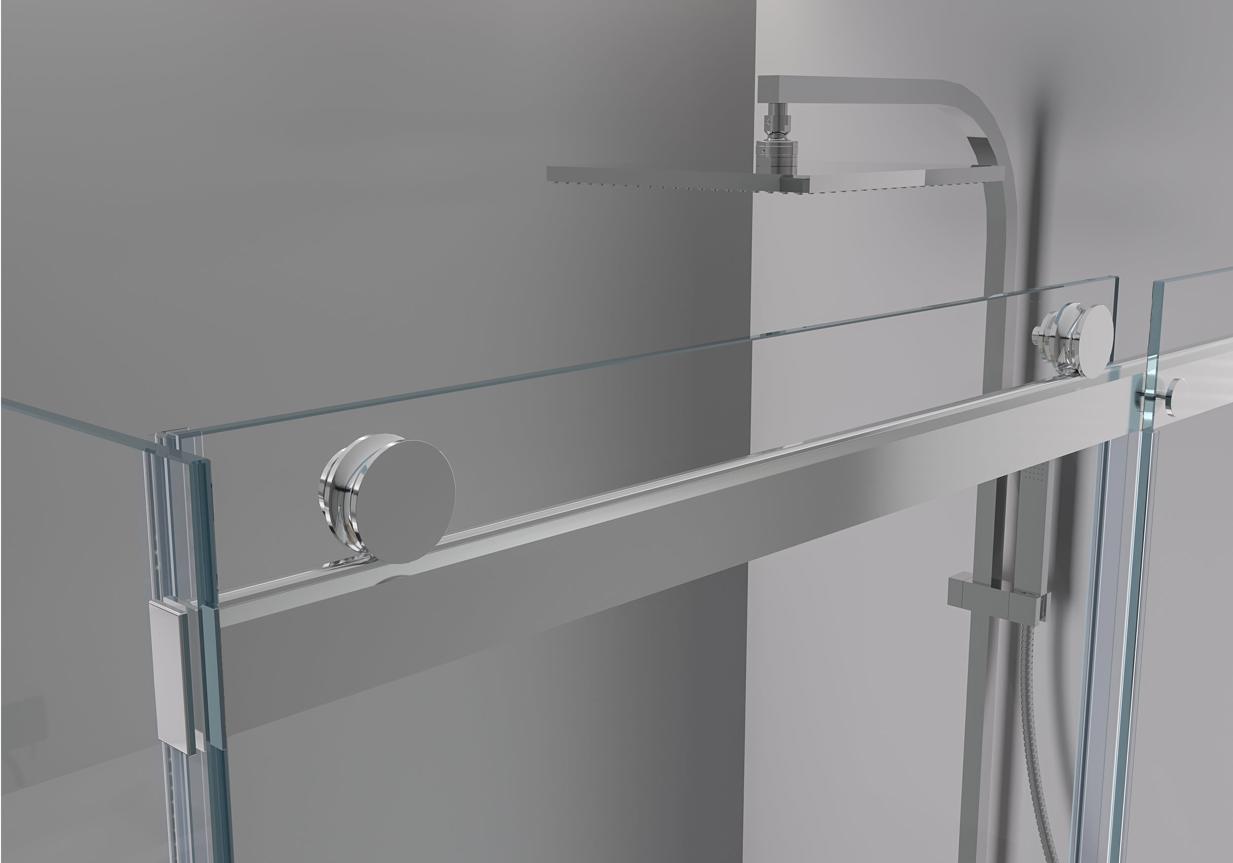 Duschvägg med skjutdörr EX806