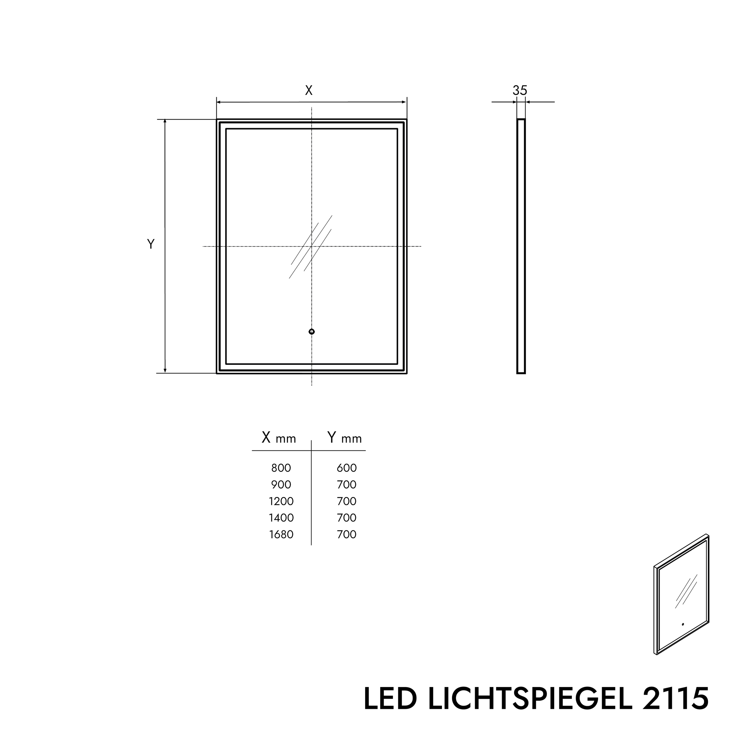 LED-ljusspegel 2115