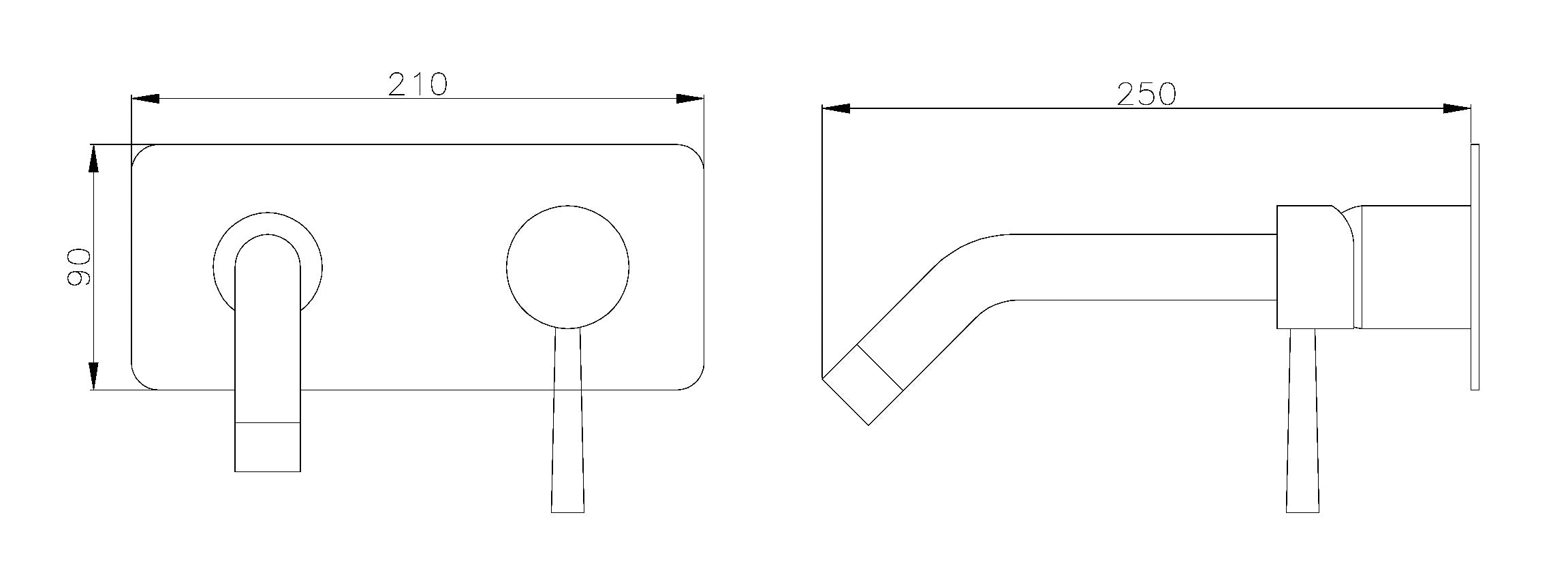 Tvättställsblandare XX0539B