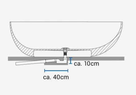 Fristående badkar DALIA