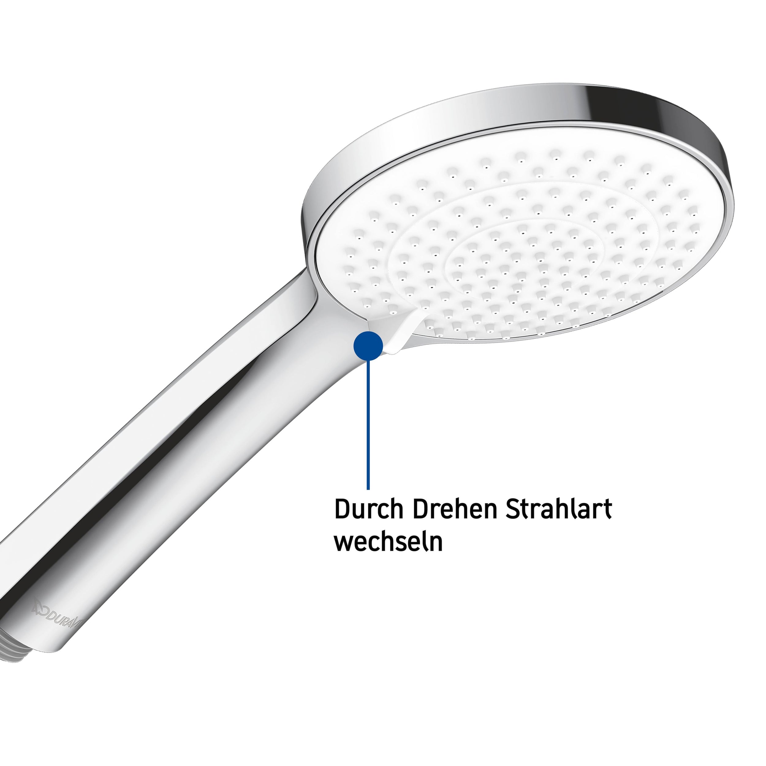 Duravit C.1 infällt duschsystem med regndusch