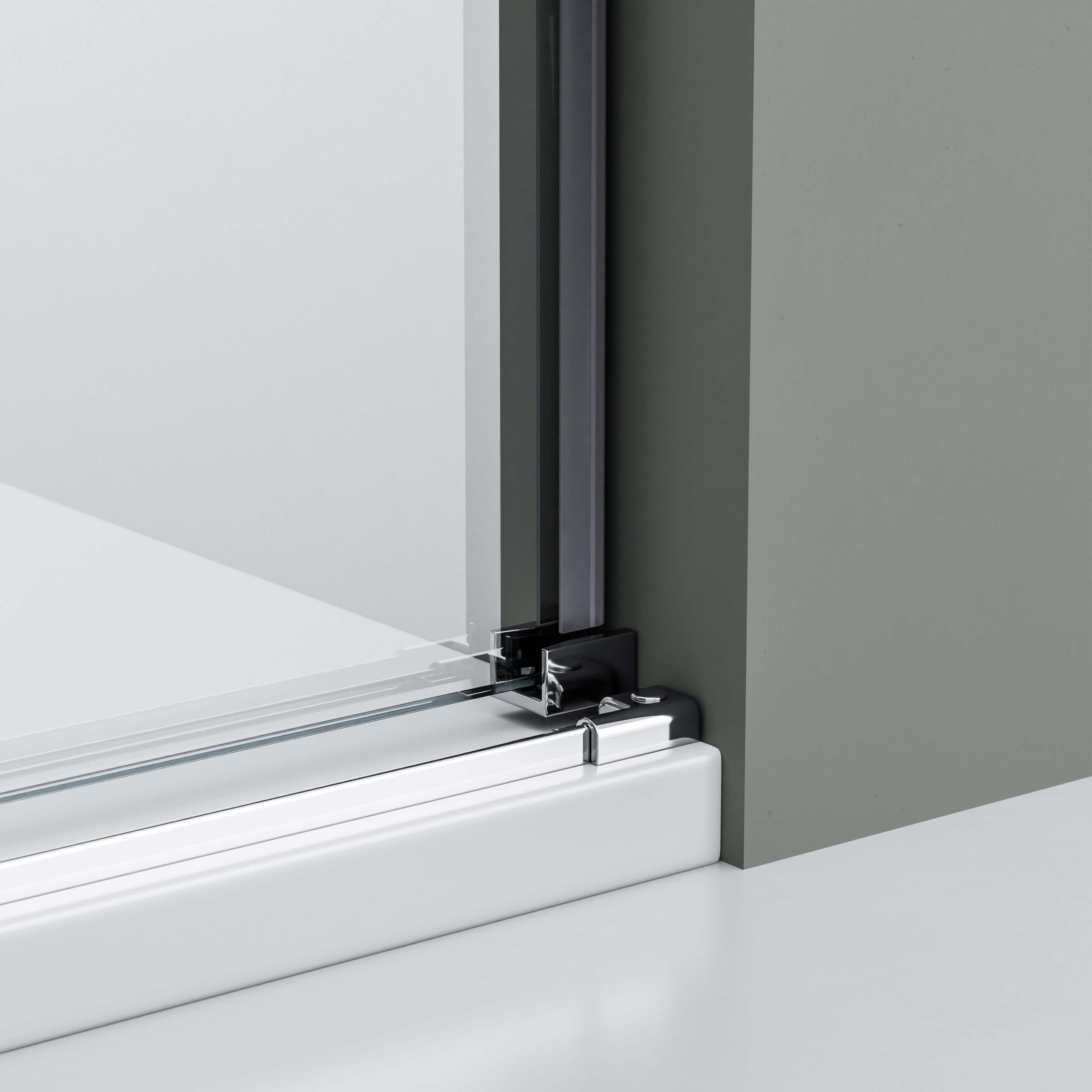 Duschvägg för nisch med Soft Close-skjutdörr DX906 FLEX