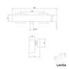LAVOA duscharmatur