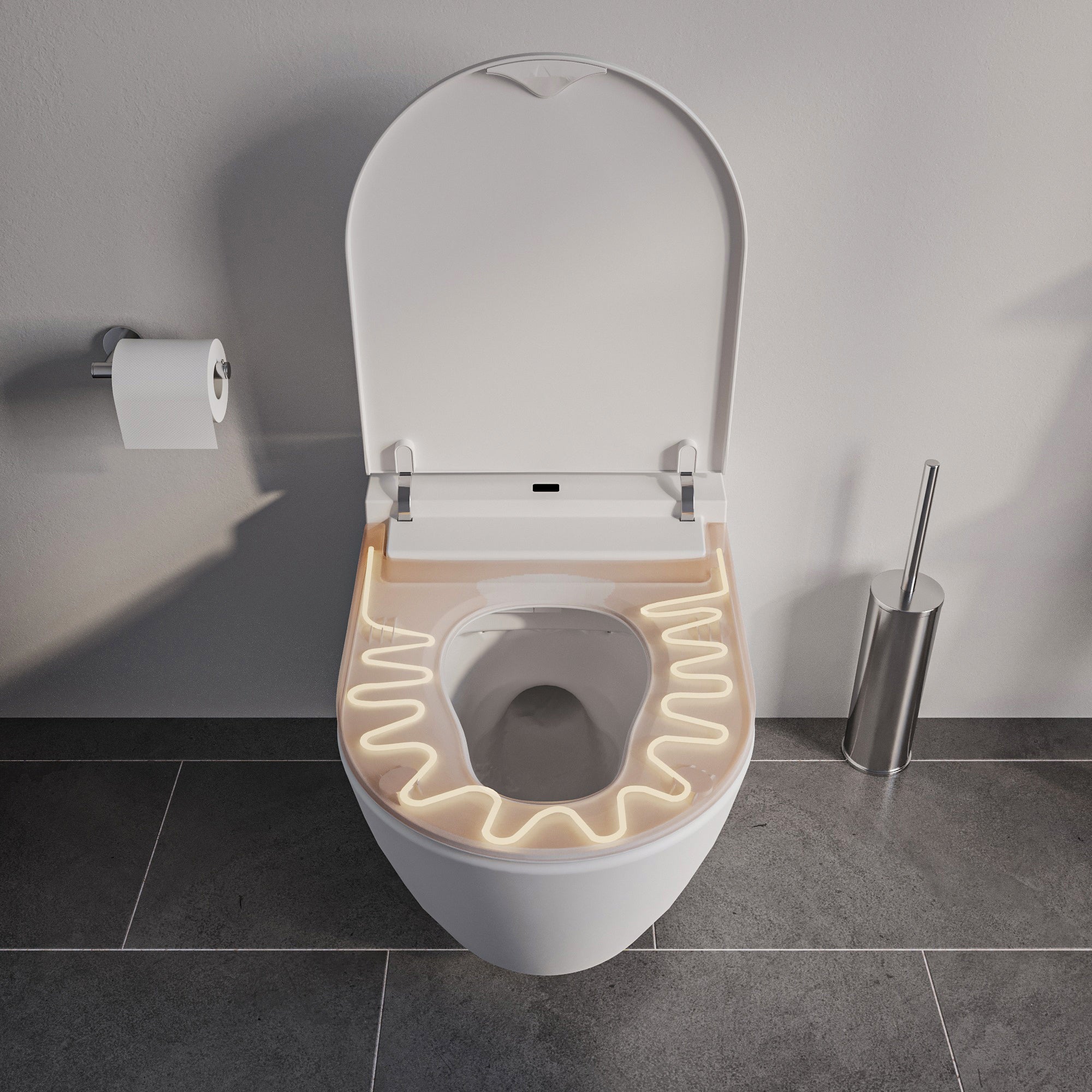 Dusch-WC komplettset 540 PRO med Geberit Duofix förväggselement