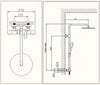 Design duschpelare termostat 4011 BASIC
