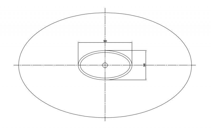 Fristående badkar av kompositsten (Solid Surface), WAVE