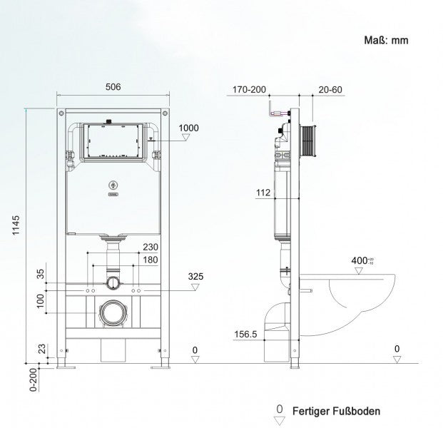 WC komplett paket 43: WC B-8030R Svart