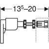 Geberit Duofix Monteringssats för väggmontering