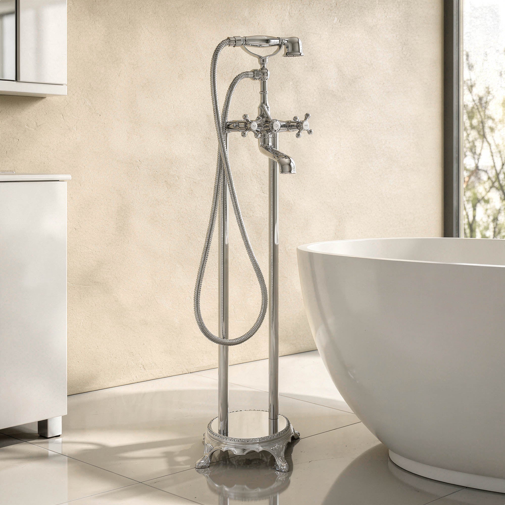 Fristående badkarsblandare 1414