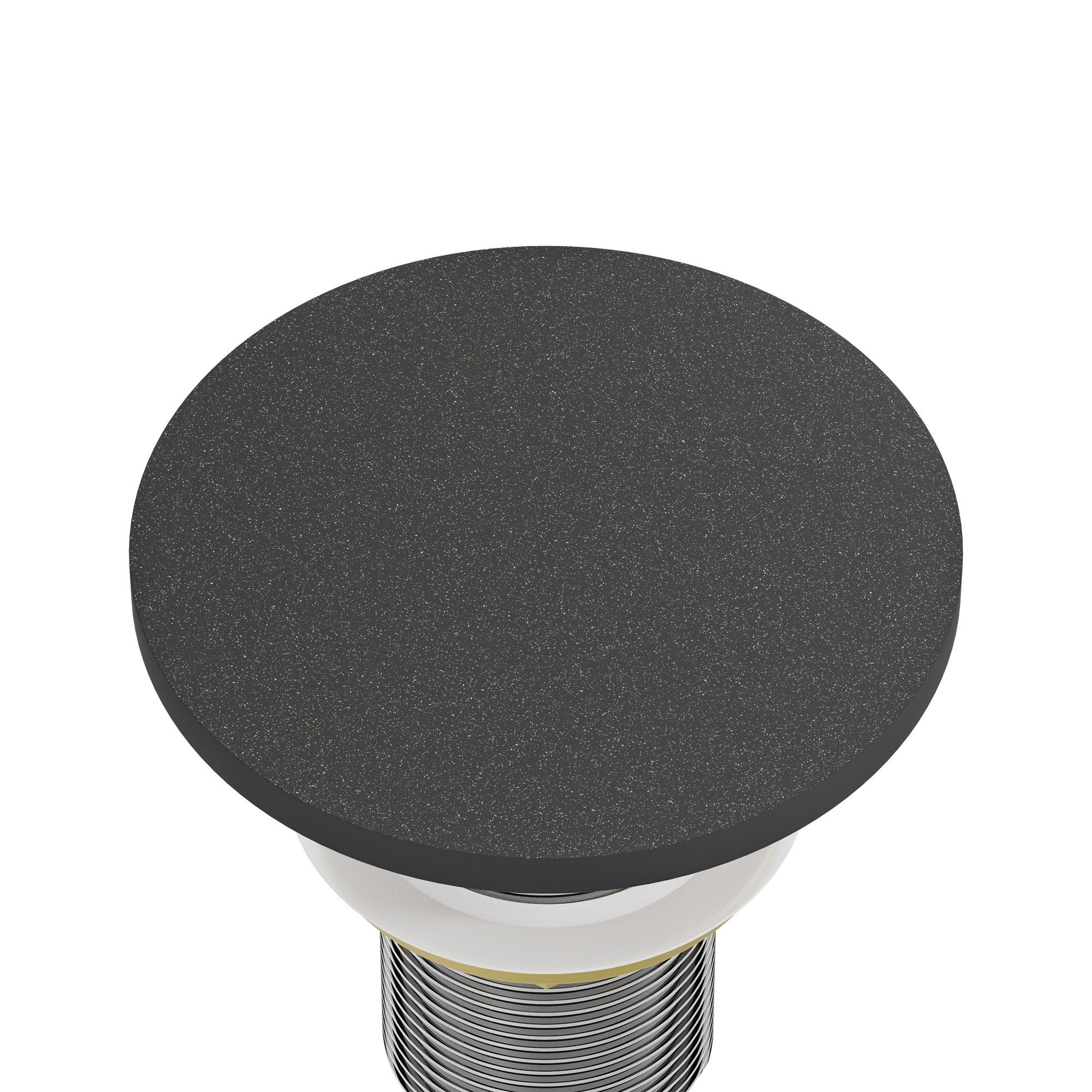 Handfats pop-up-täckplatta i mineralgjutgods för avloppsgarnitur