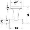 Duravit Starck T handdukskrok