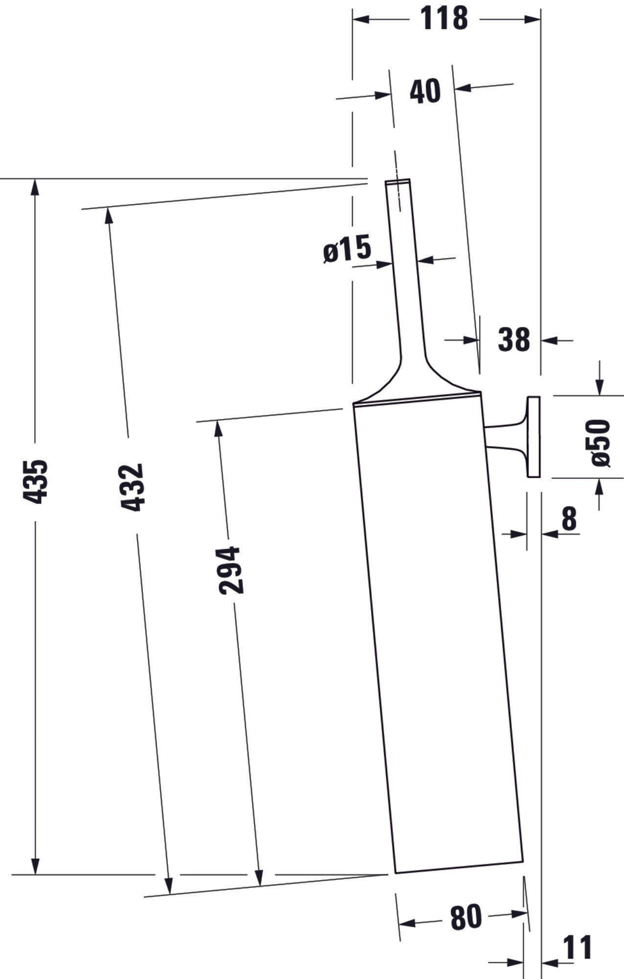 Duravit Starck T toalettborstset