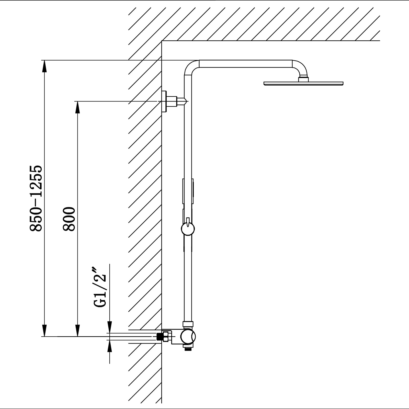 Termostatduschsystem 8821