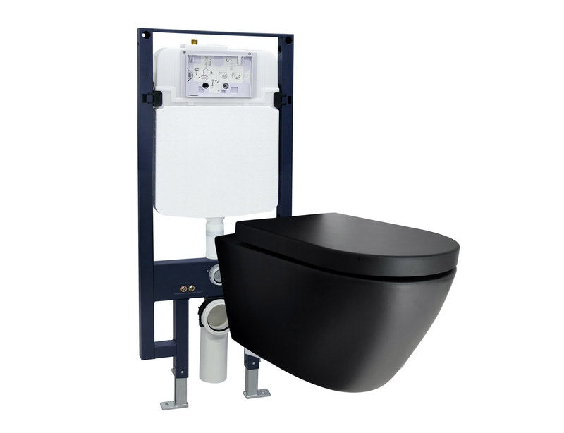 WC komplett paket 42: WC B-8030R Svart