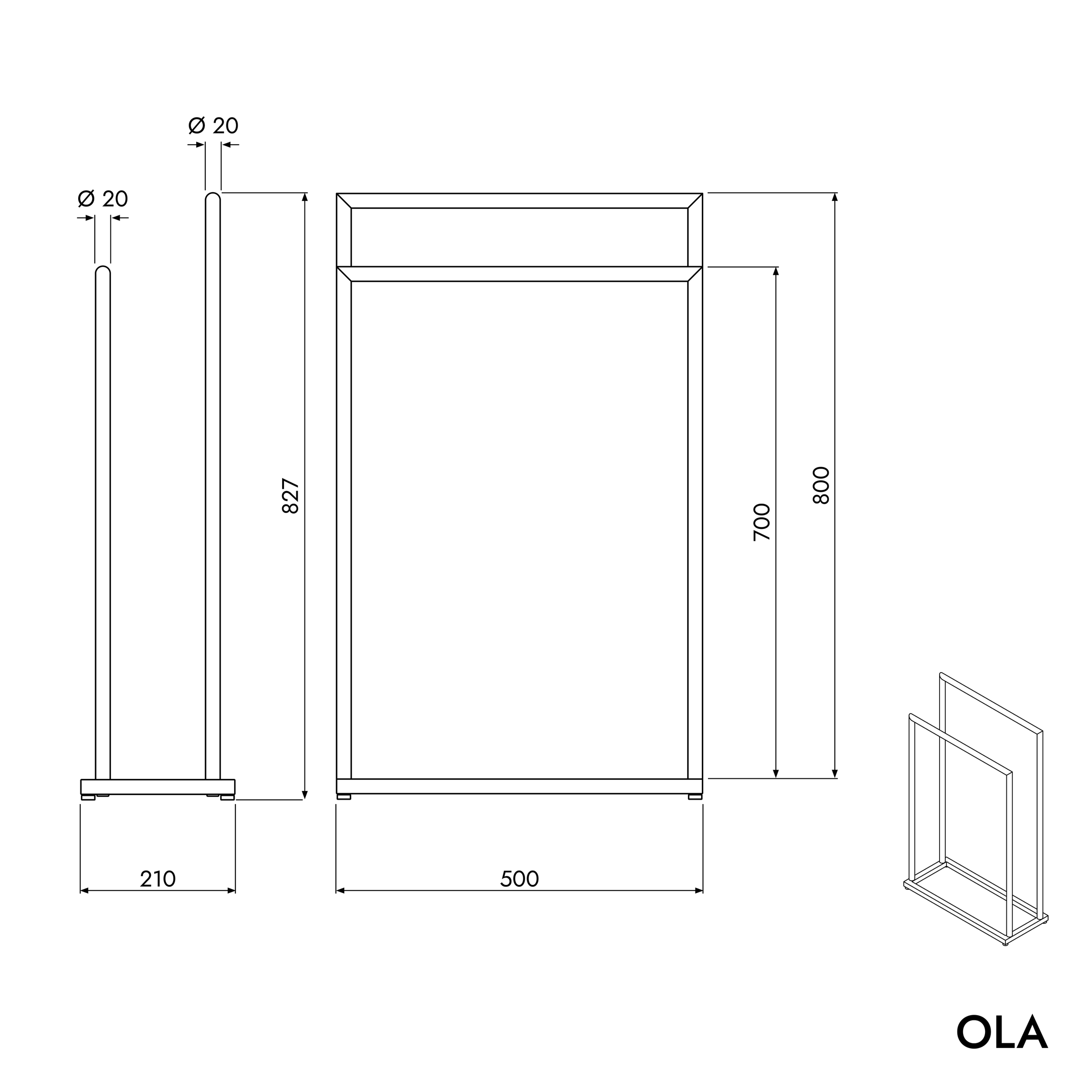 Handduksställ OLA