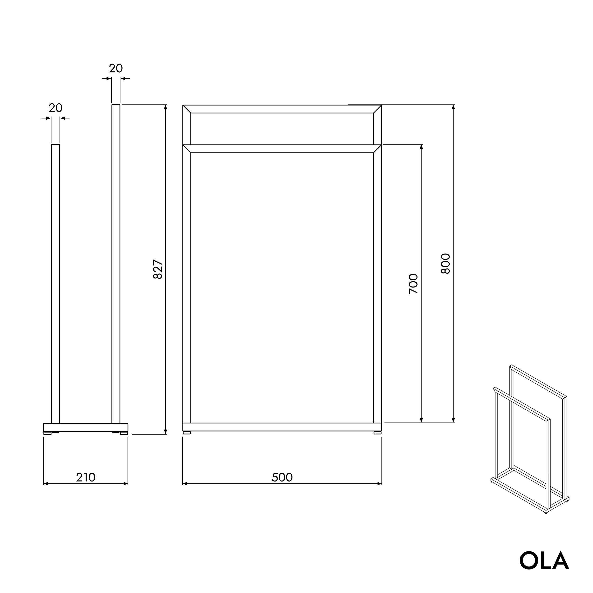 Handduksställ OLA