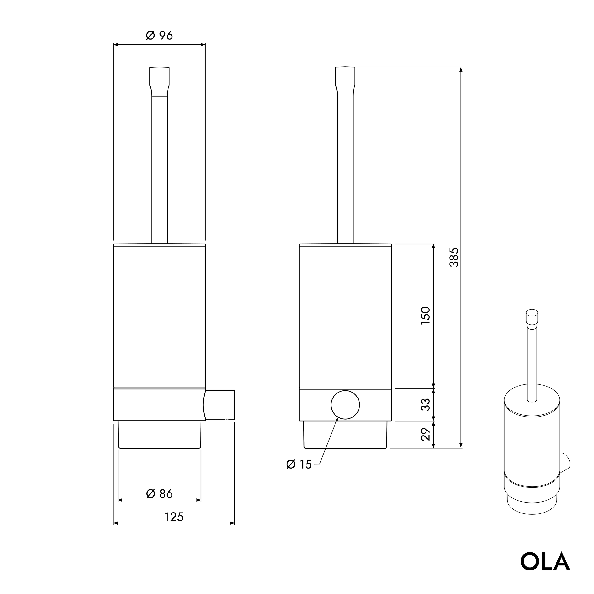 Toalettborstset OLA