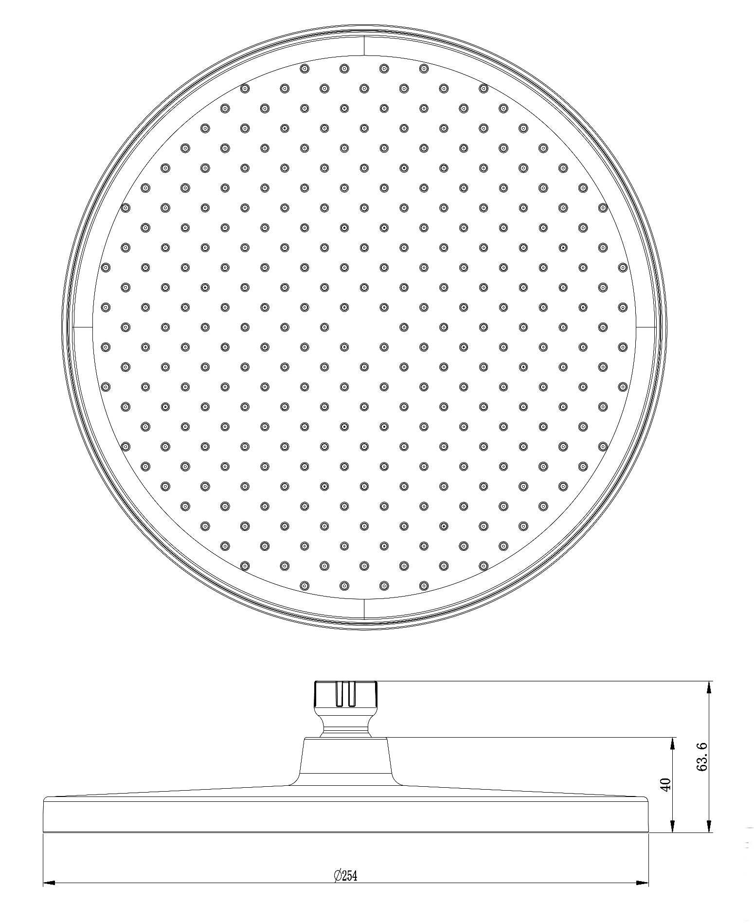 Termostatiskt duschsystem 4011 BASIC