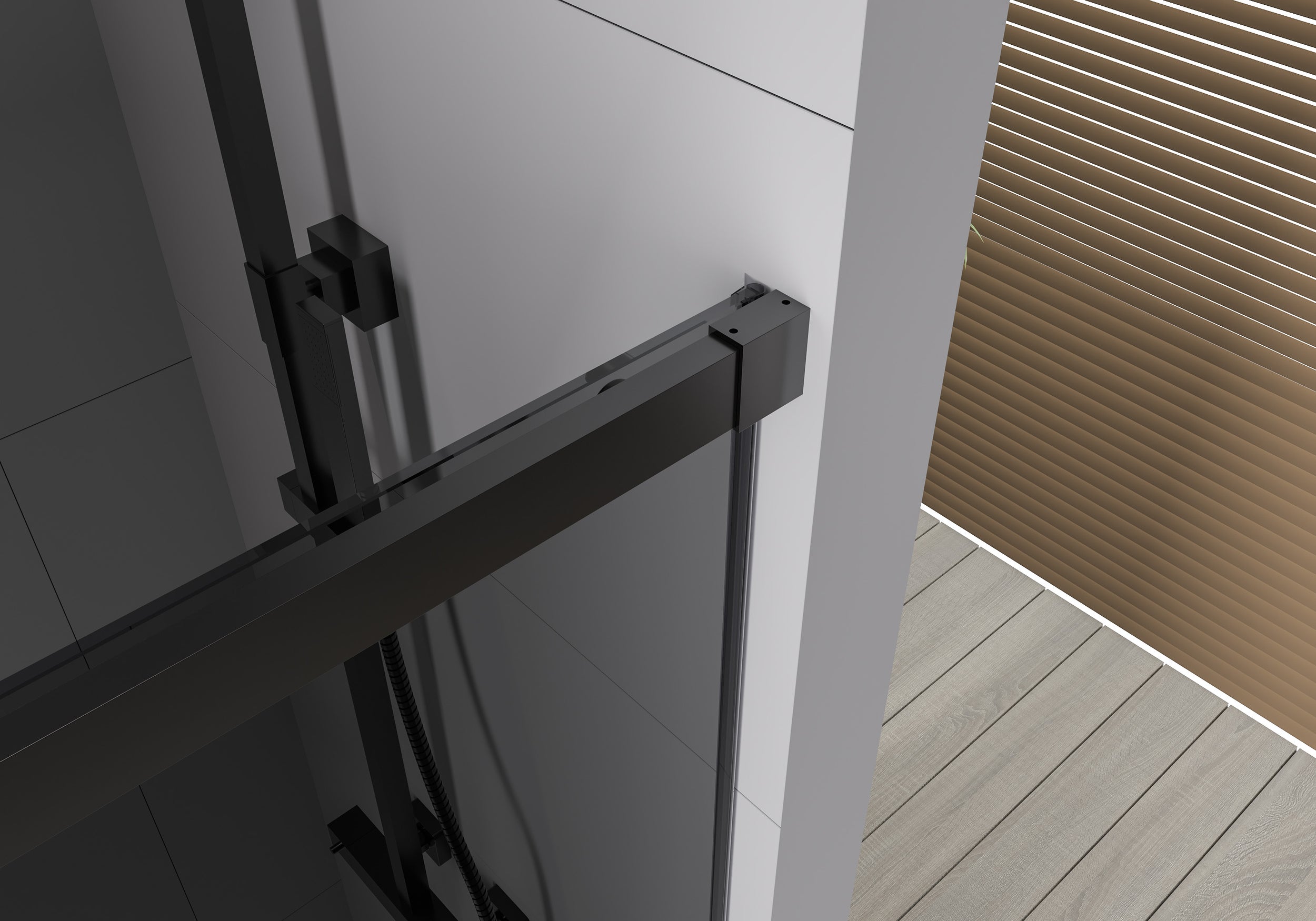 Inbyggnadsdusch med skjutdörr Soft-Close DX906 FLEX