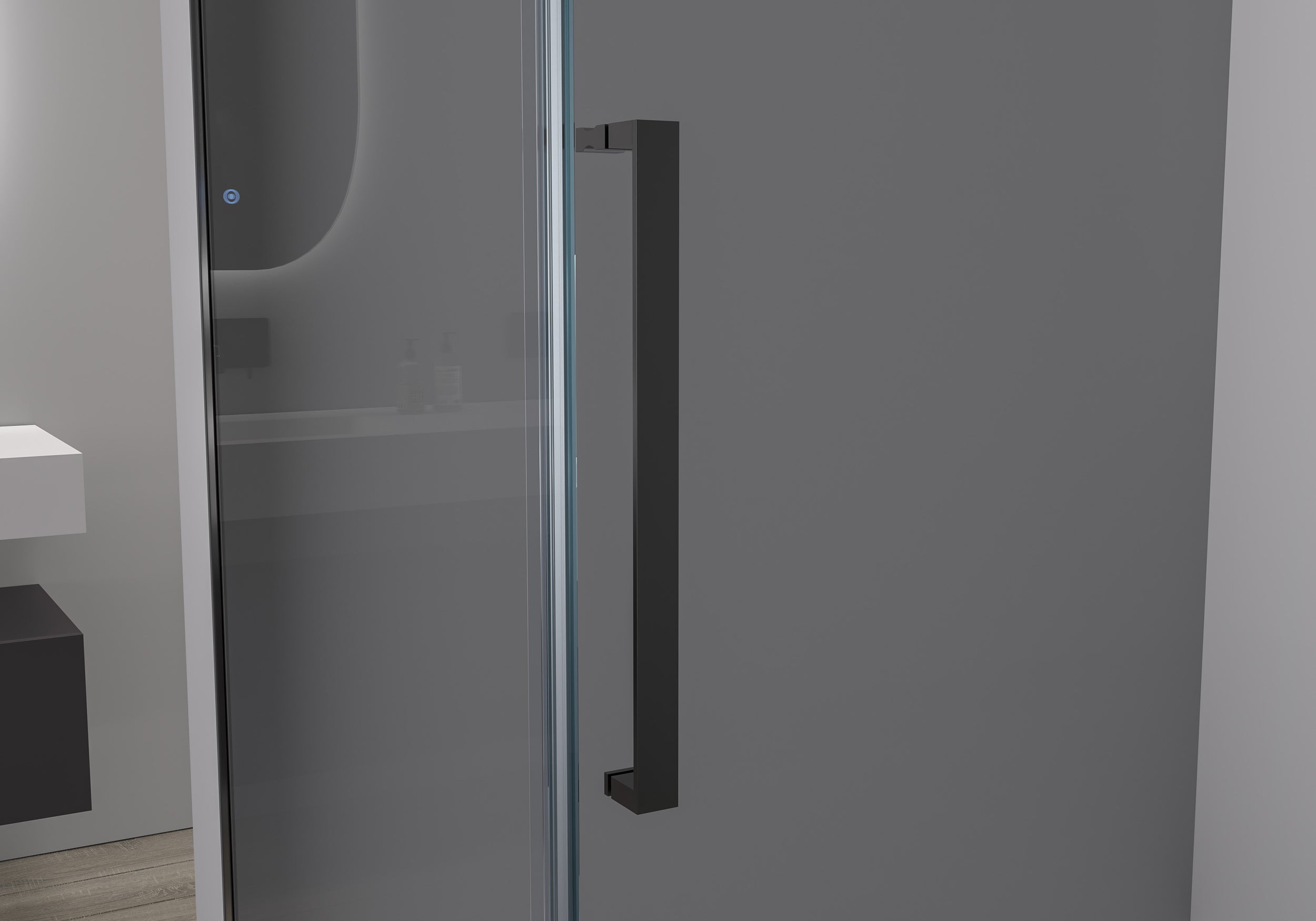 Chuveiro de canto com porta de correr Soft-Close DX906 FLEX