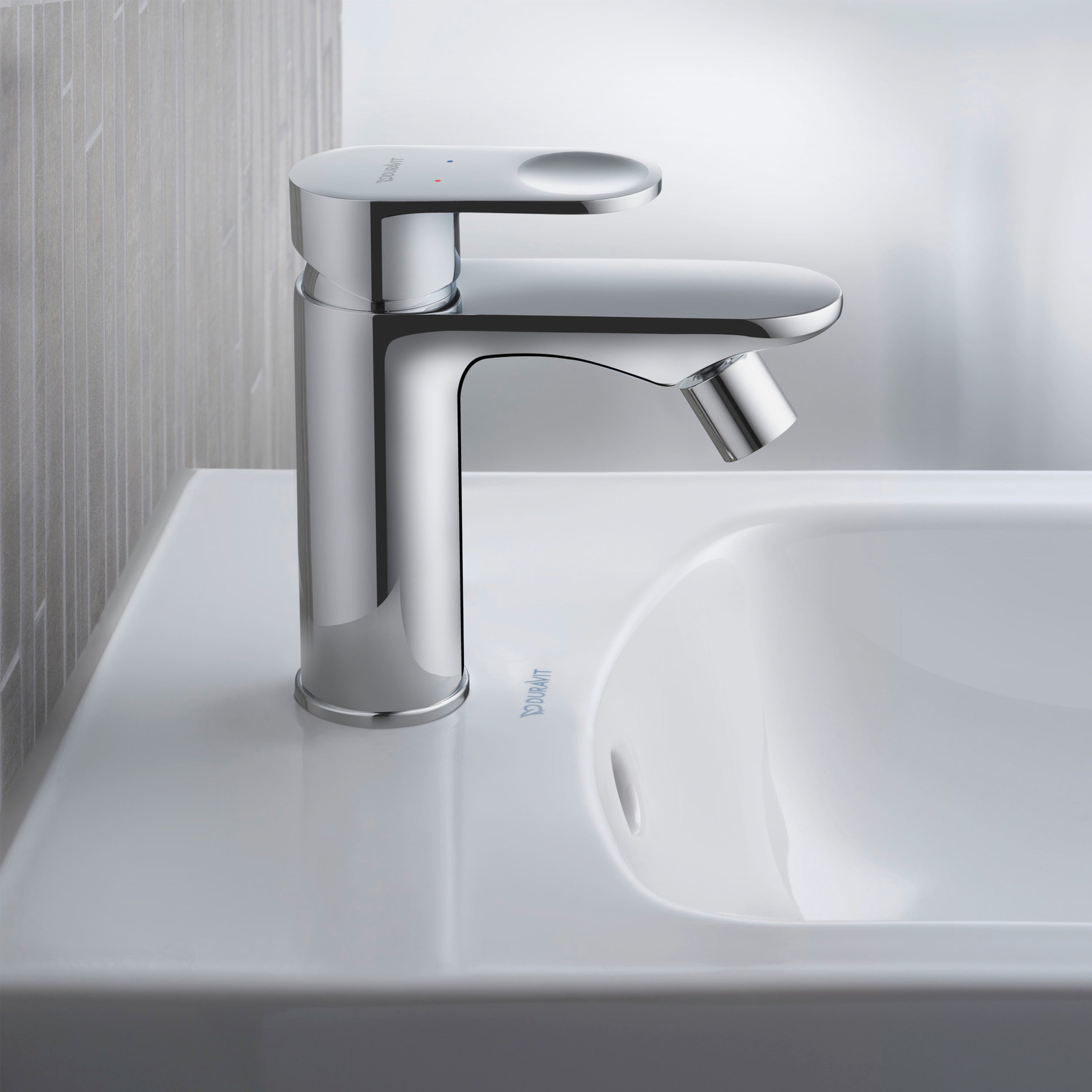 Duravit B.3 bidéblandare, krom