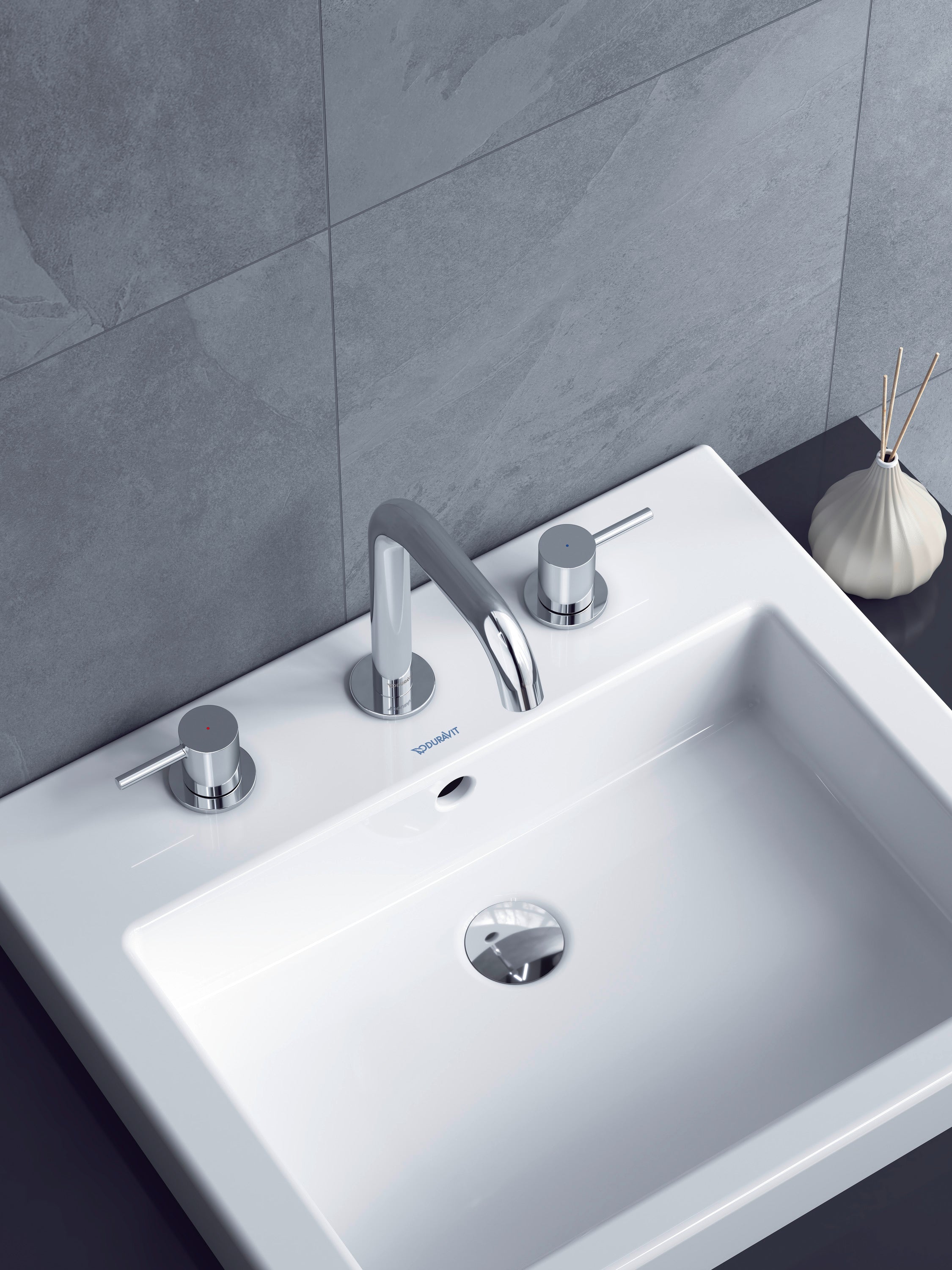 Duravit Circle 3-håls tvättställsblandare