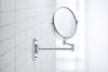 Duravit D-Code sminkspegel, vridbar, Ø 20 cm, krom