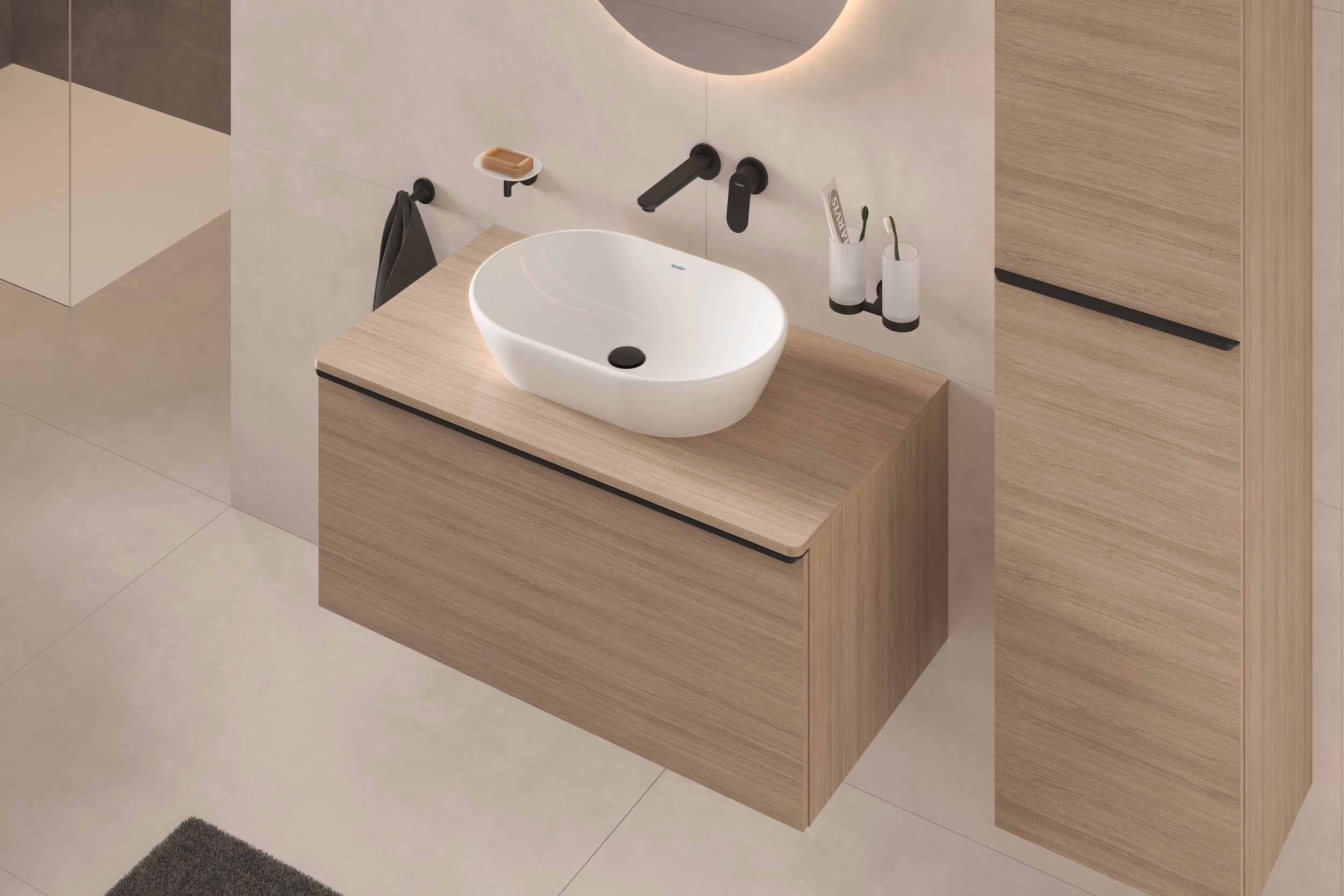 Duravit Wave Einhebel-Waschtischmischer Unterputz