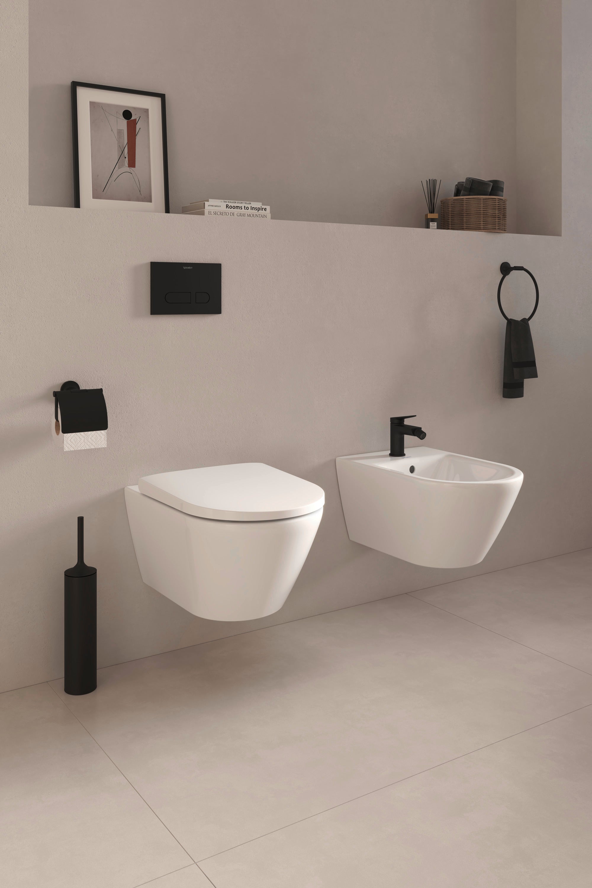 Duravit DuraSystem mekanisk aktiveringsplatta för WC
