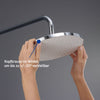 Duravit duschsystem med termostat och glashylla