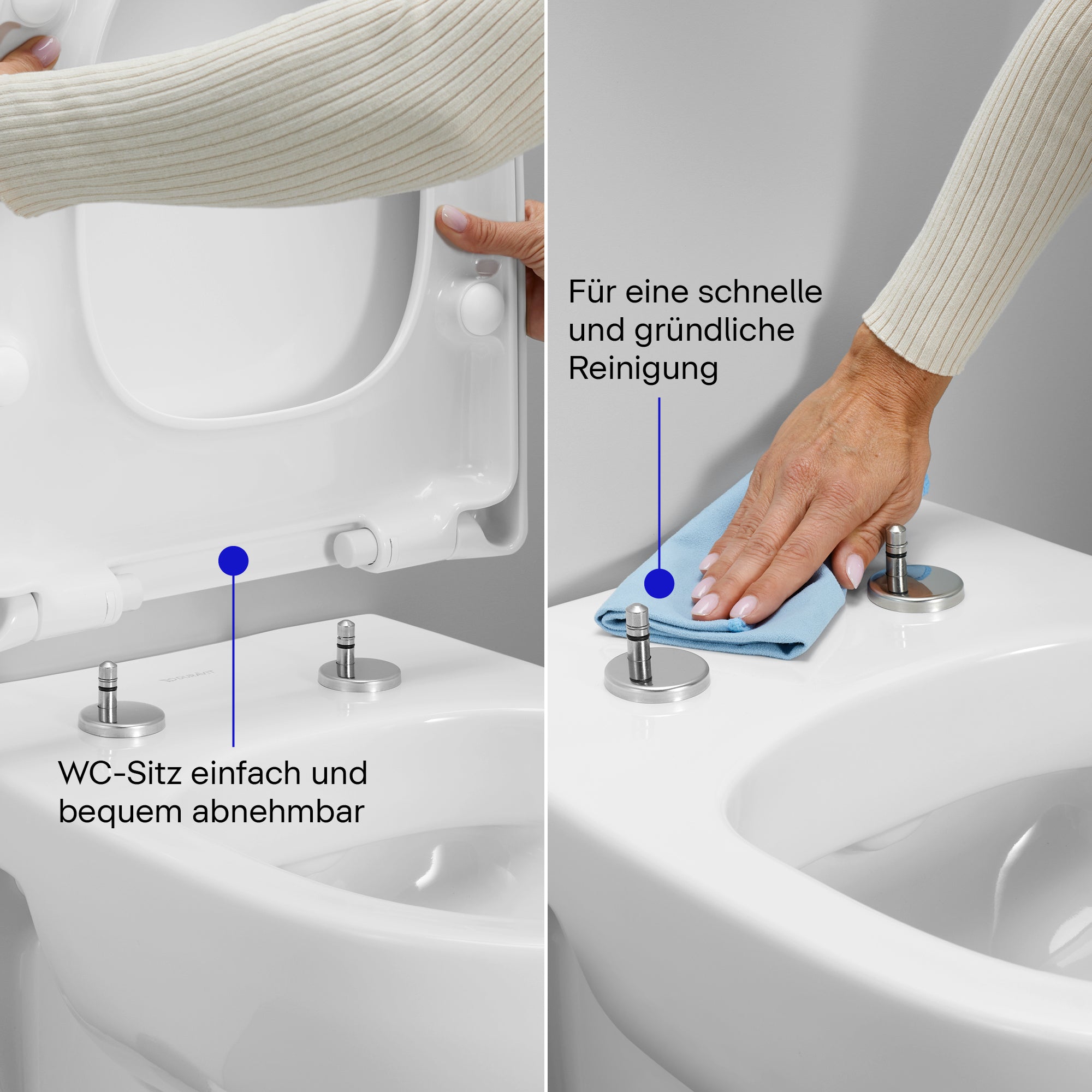 Duravit Univavo universell toalettsits med soft-close, rund