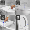 Duravit Univavo Universal WC-stol med mjukstängande mekanism, oval