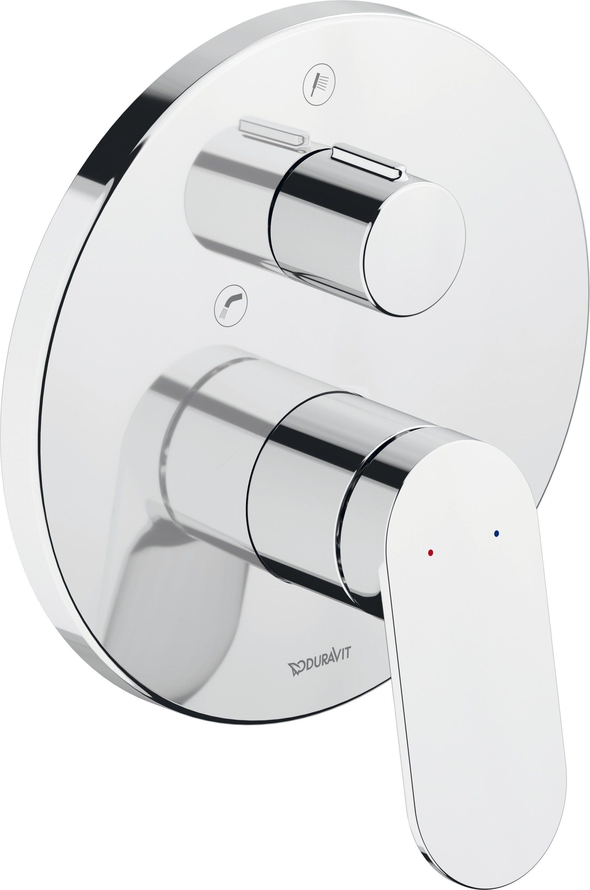 Duravit Wave inbyggd badkarblandare med enkel spak