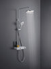Duravit duschsystem med termostat och glashylla